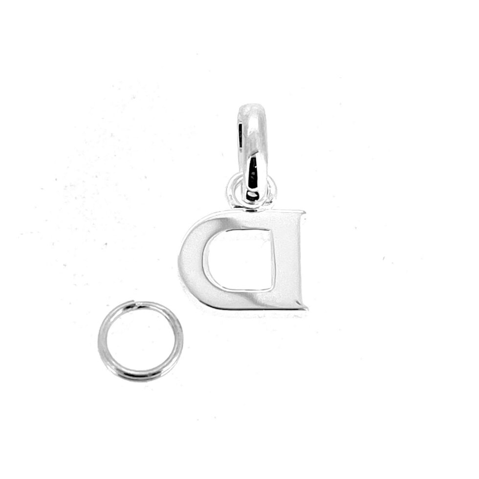 Links of London Letter D charm in sterling silver