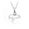 Vintage Links of London sterling silver Puffed Heart necklace