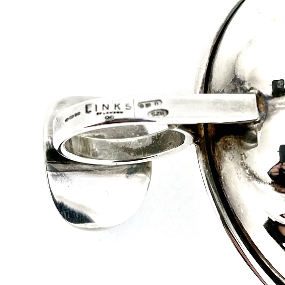 vintage Links of London sommelier tastevin in sterling silver