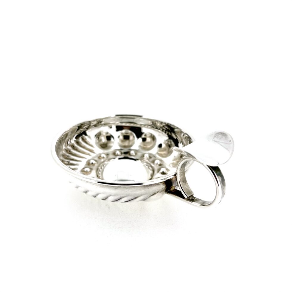 Links of London tastevin with fluted interior and polished silver surface