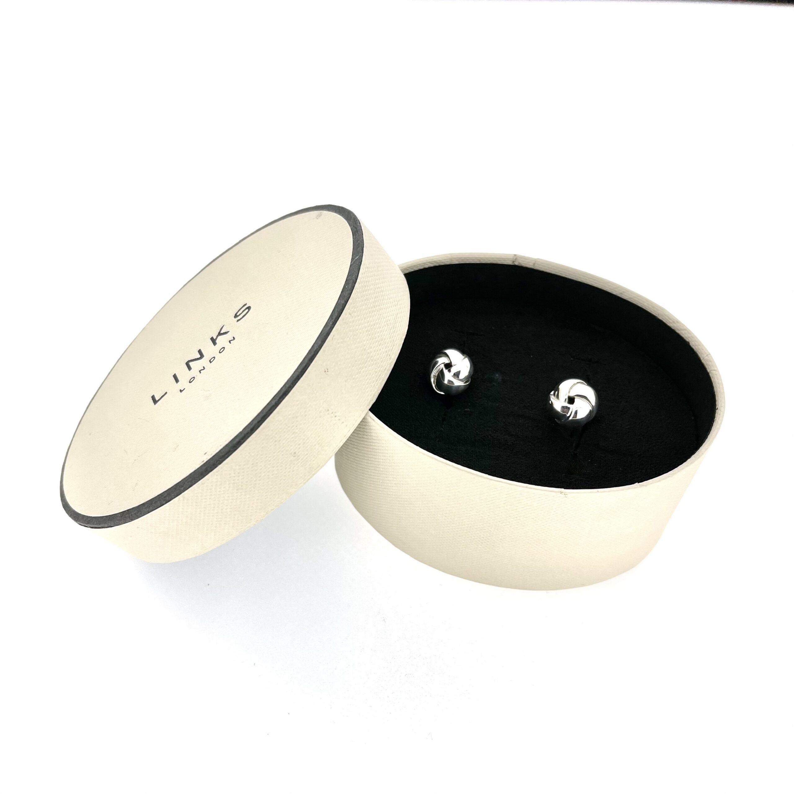 Links of London sterling silver cufflinks with original oval box