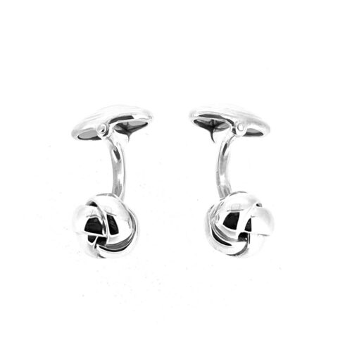 Vintage Links of London cufflinks with rounded knot fronts