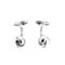 Vintage Links of London cufflinks with rounded knot fronts