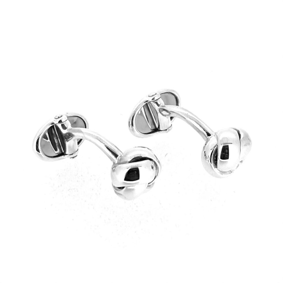 Links of London knot cufflinks in sterling silver