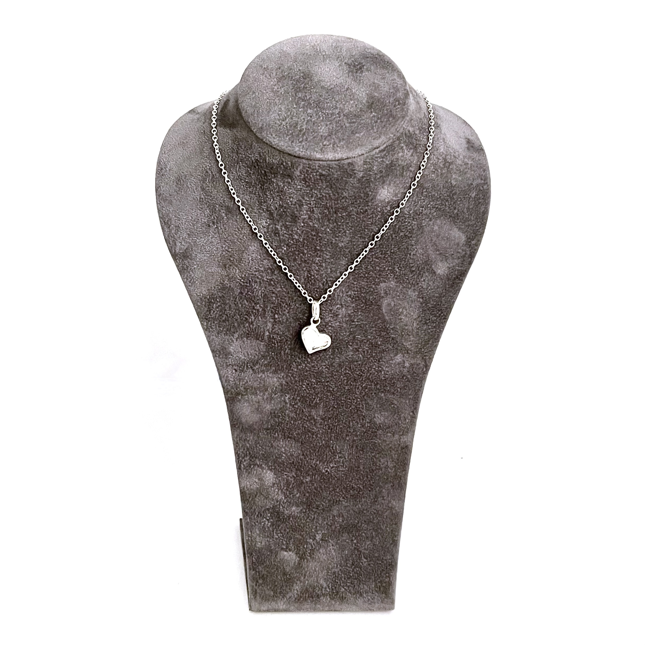 Thumbprint Heart charm presented as a finished Links of London necklace