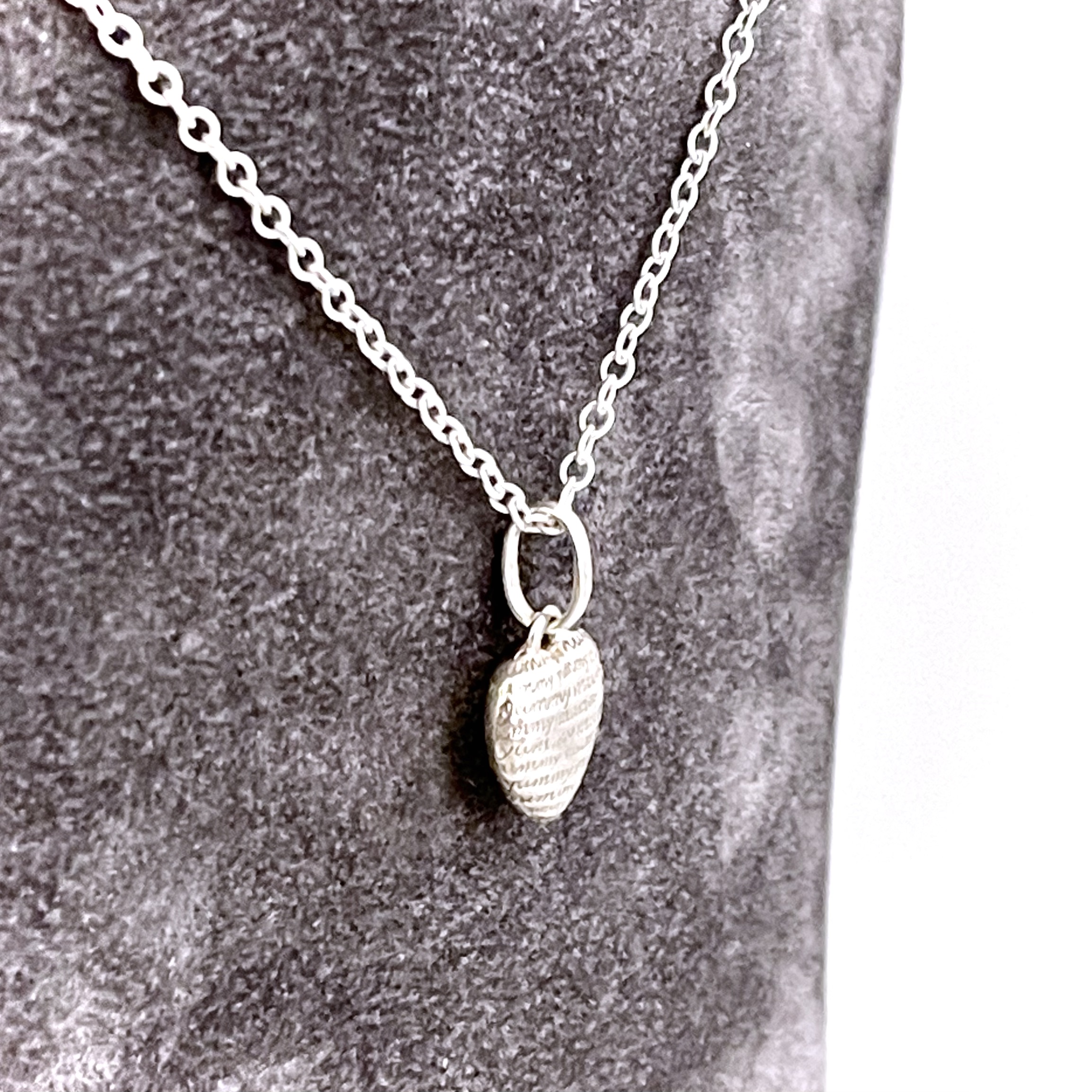 Links of London Yummy Mummy charm necklace on sterling silver chain