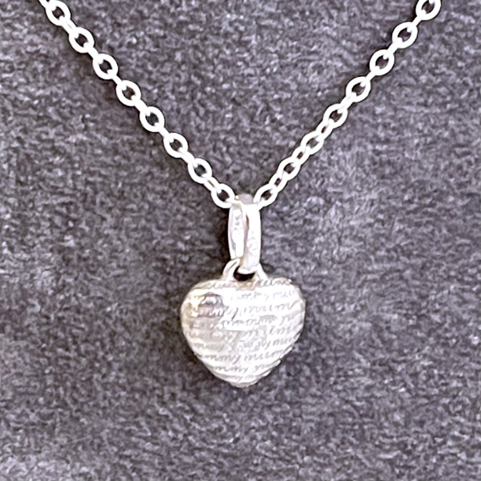 Yummy Mummy charm presented as a finished Links of London necklace