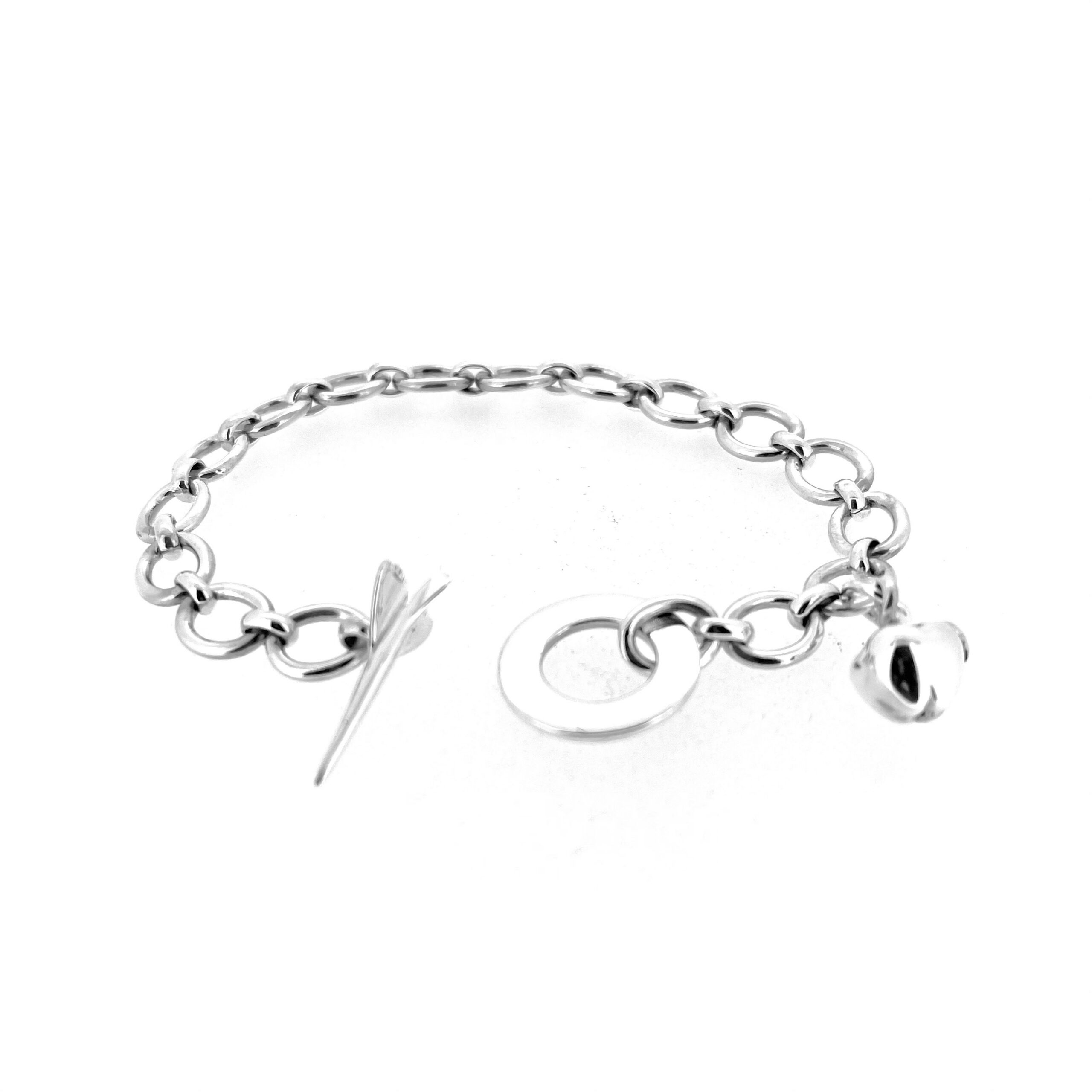 Vintage Links of London bracelet inspired by London New York Concorde route