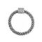 Vintage silver Stardust ring by Links of London with clear crystals