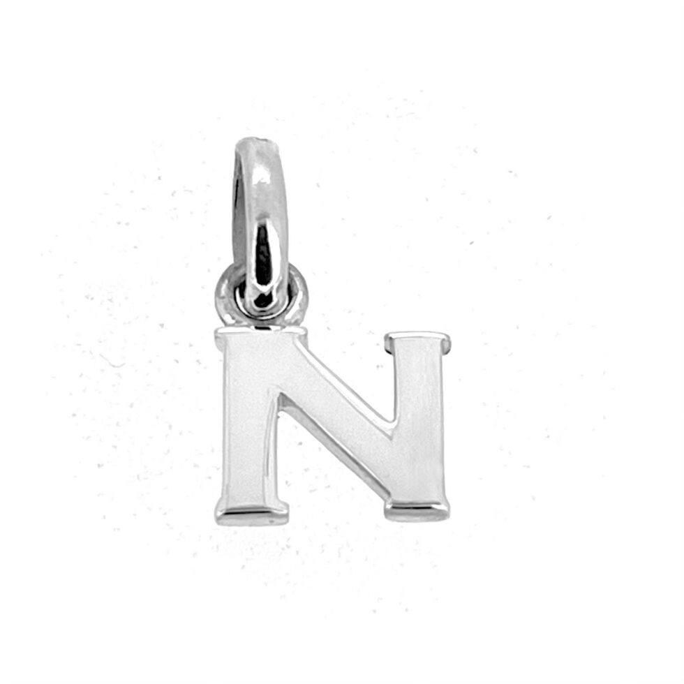 Vintage Links of London Letter N from the serif alphabet series.