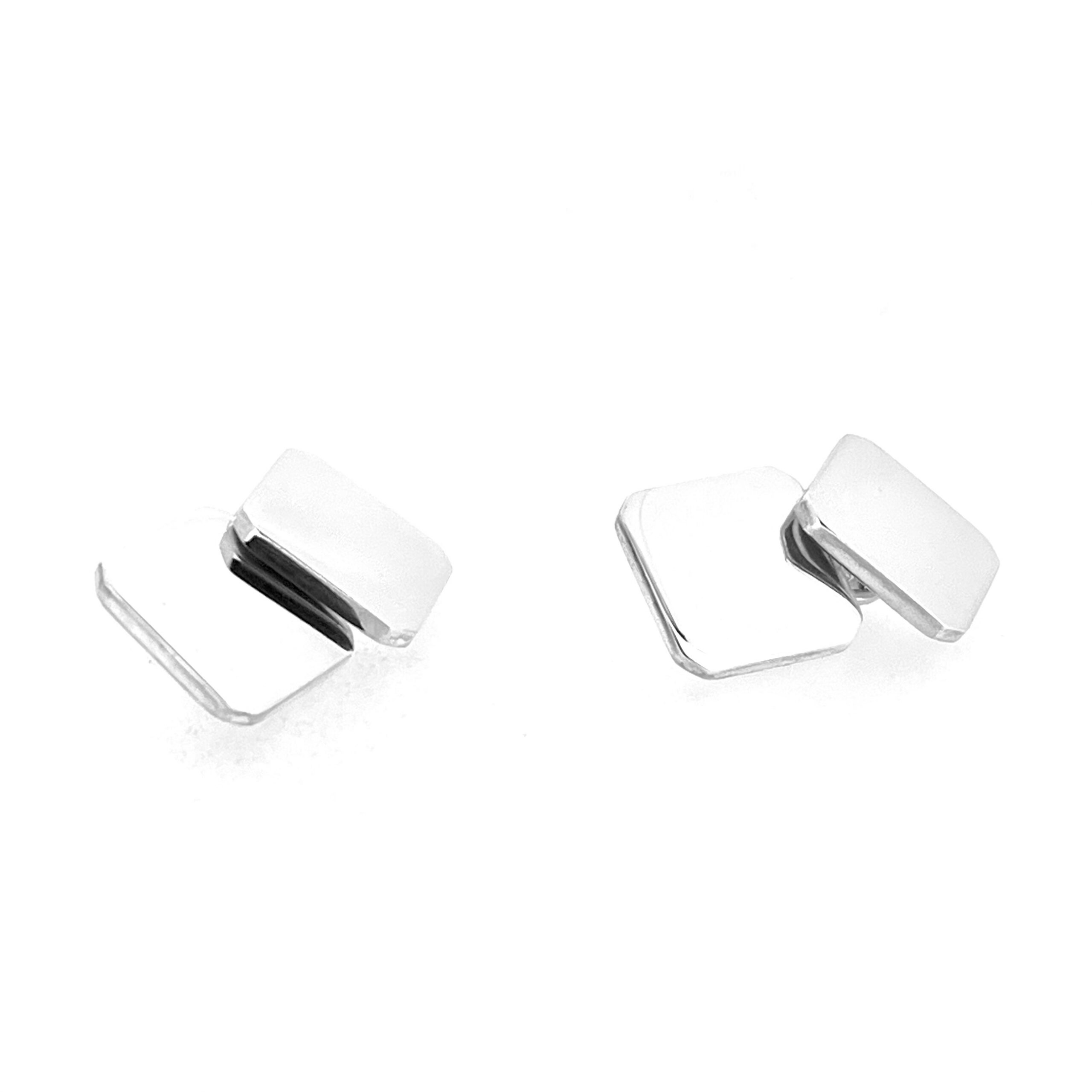 Links of London vintage square cufflinks with matching backs