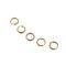 Links of London 18ct Gold Plated Sterling Silver Charm Rings 5 Pack
