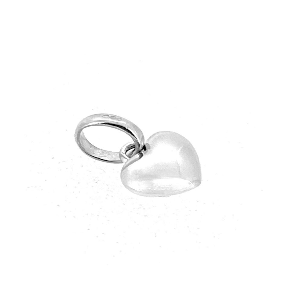 Vintage Links of London Mini Puffed Heart Charm sterling silver