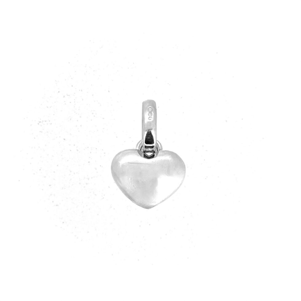 Links of London sterling silver miniature heart charm front view