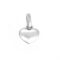 Small sterling silver heart charm for Sweetie bracelet