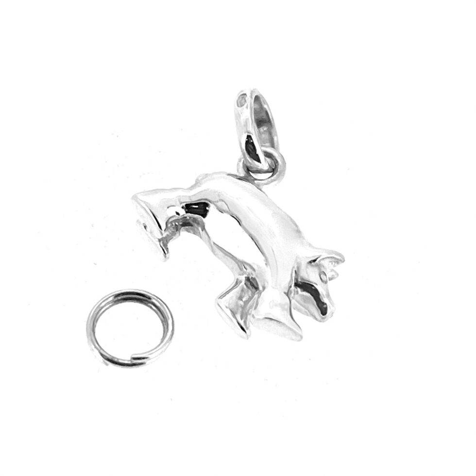 Links of London pig charm showing curled tail