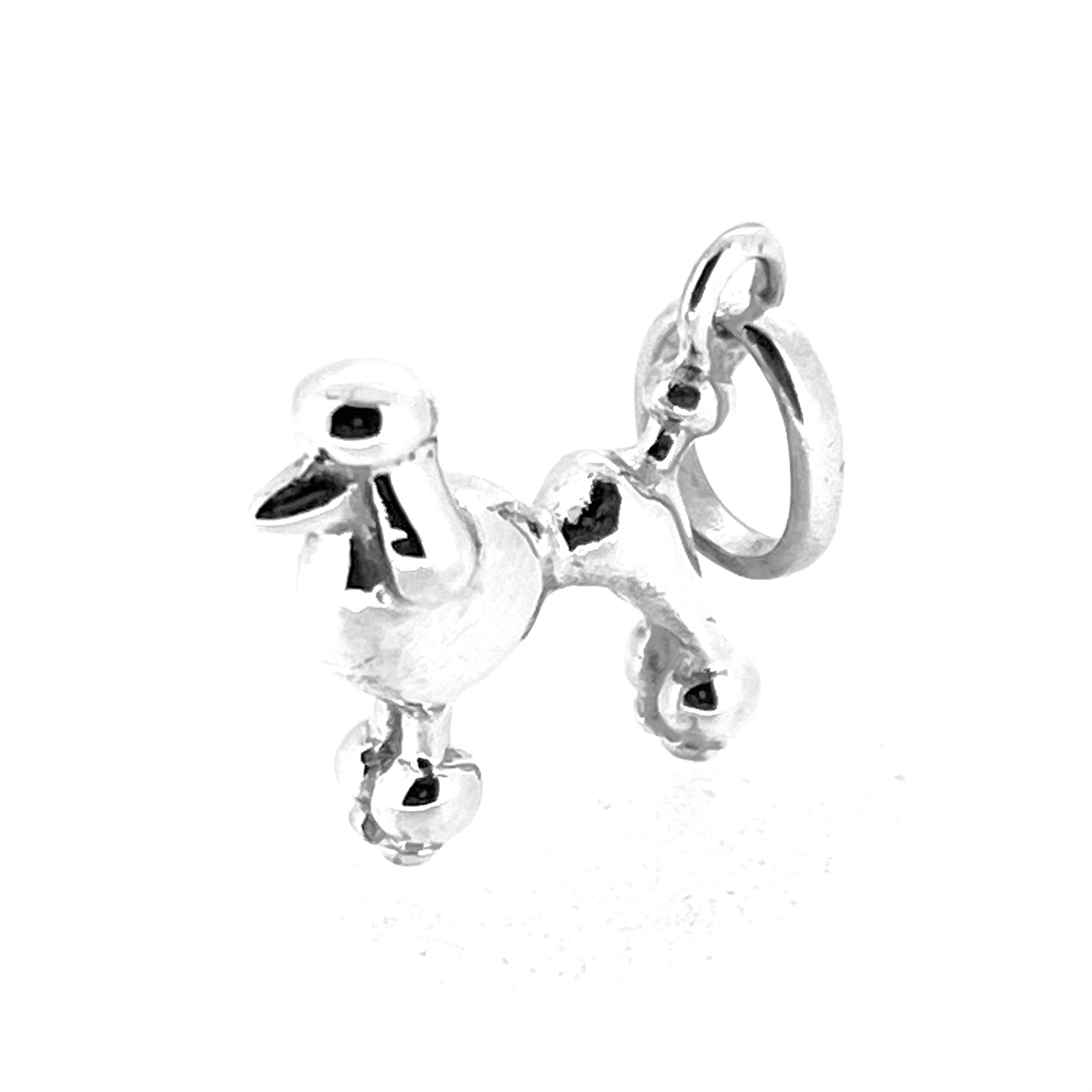 Vintage Links of London sterling silver poodle dog charm