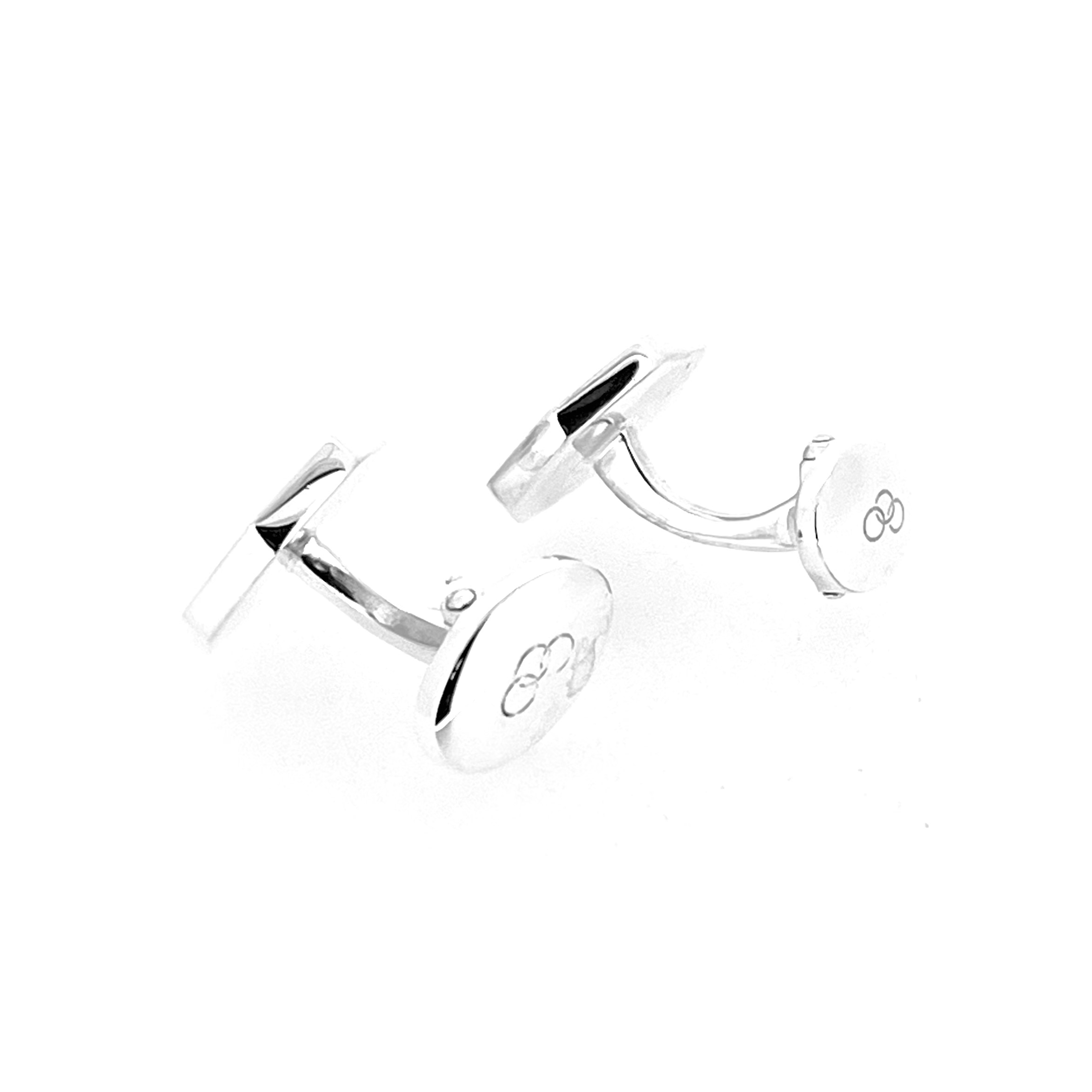 Sterling silver Links of London currency design cufflinks