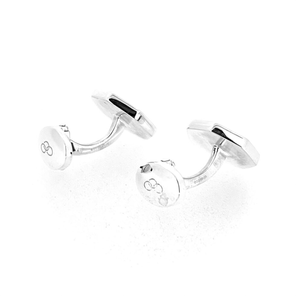 Vintage Links of London coin cufflinks with swivel backs