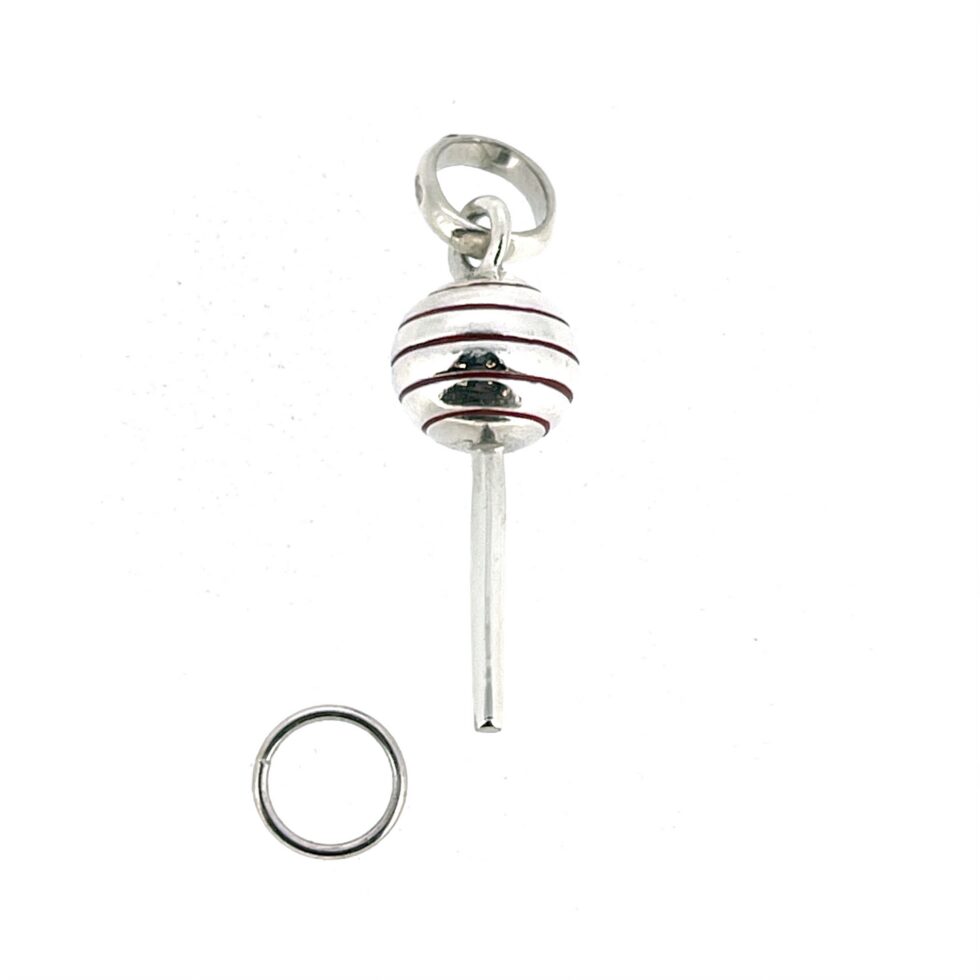 Vintage red enamel lolly charm by Links of London