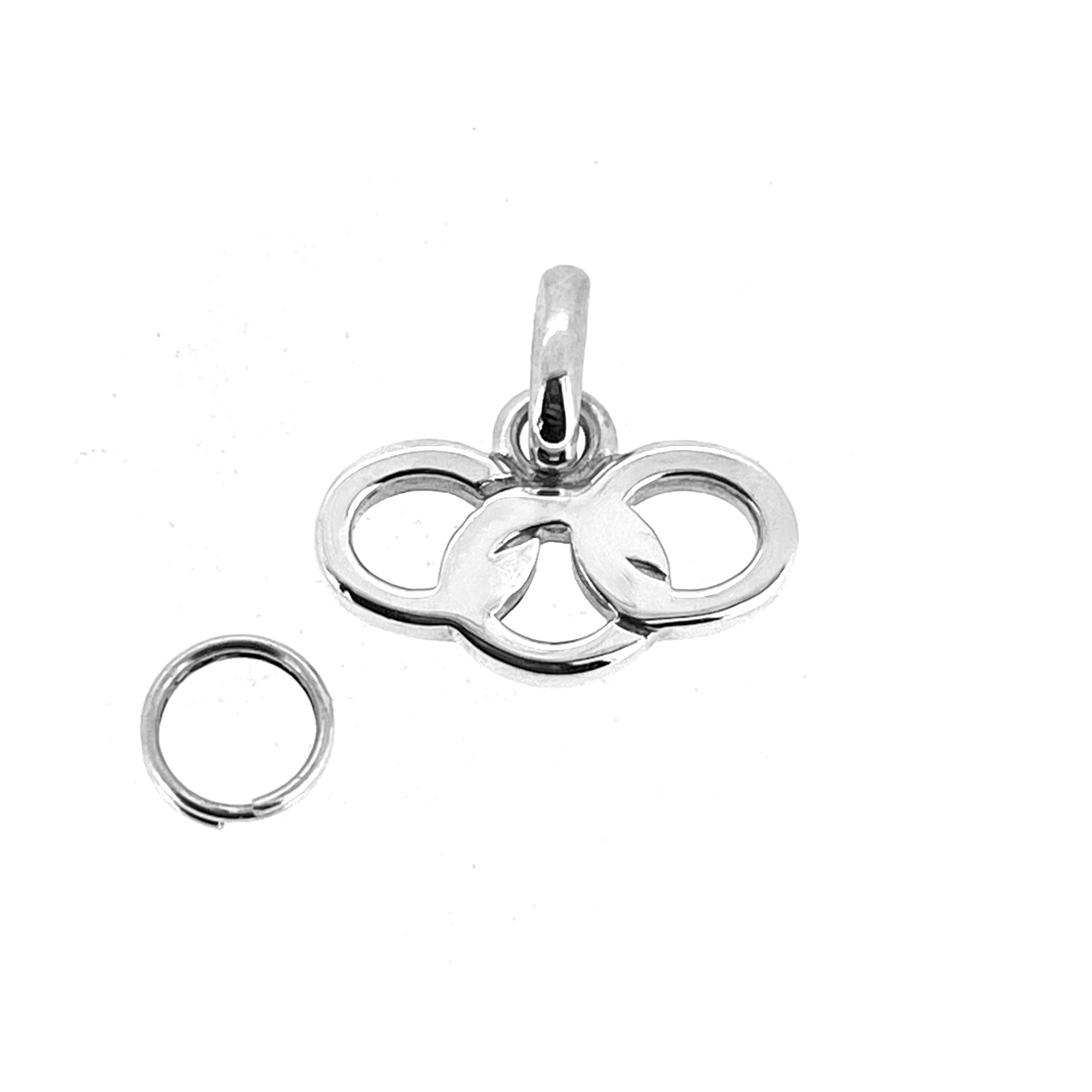 Links of London house emblem charm with oval bail