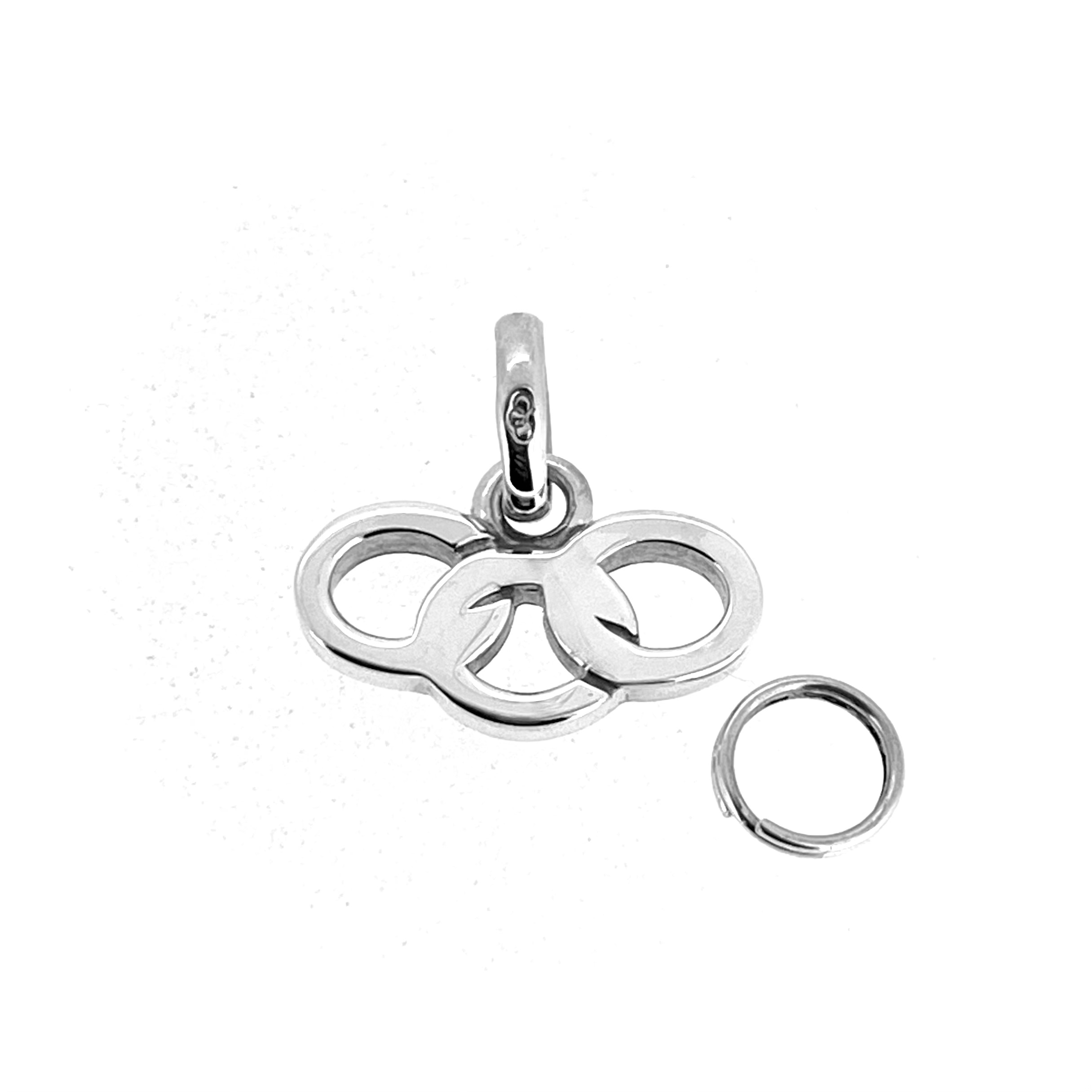 Vintage Links of London openwork three ring charm