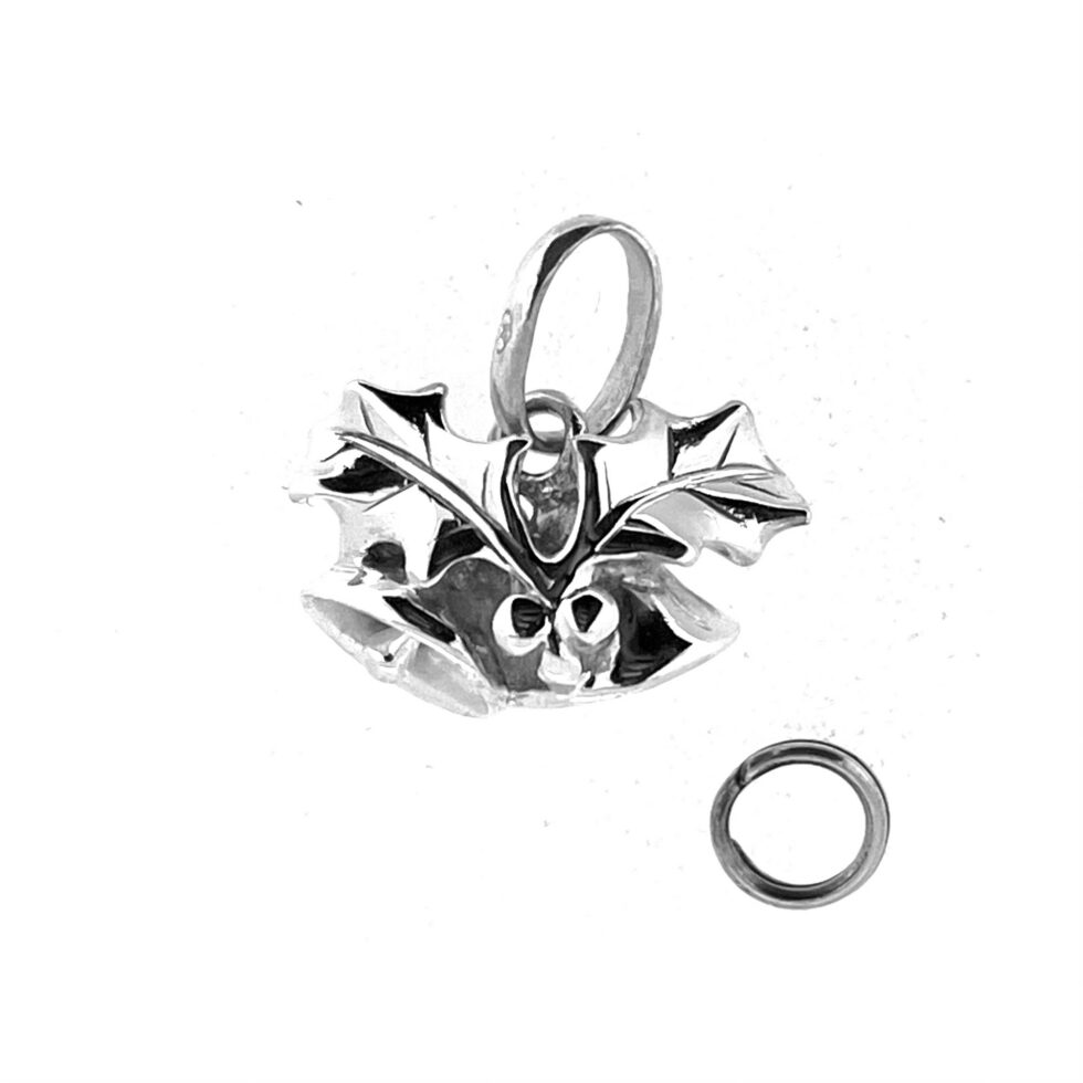 Links of London festive bell charm angled view