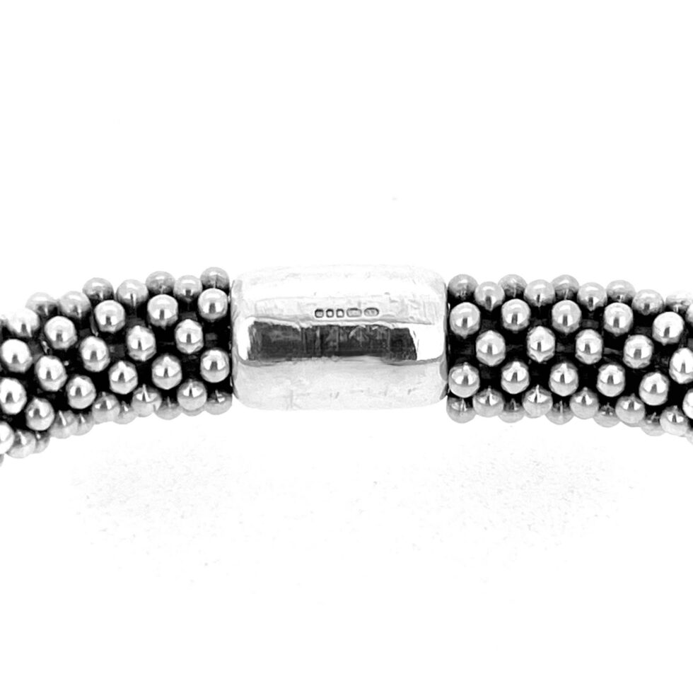Vintage Links of London 15cm elasticated silver bracelet