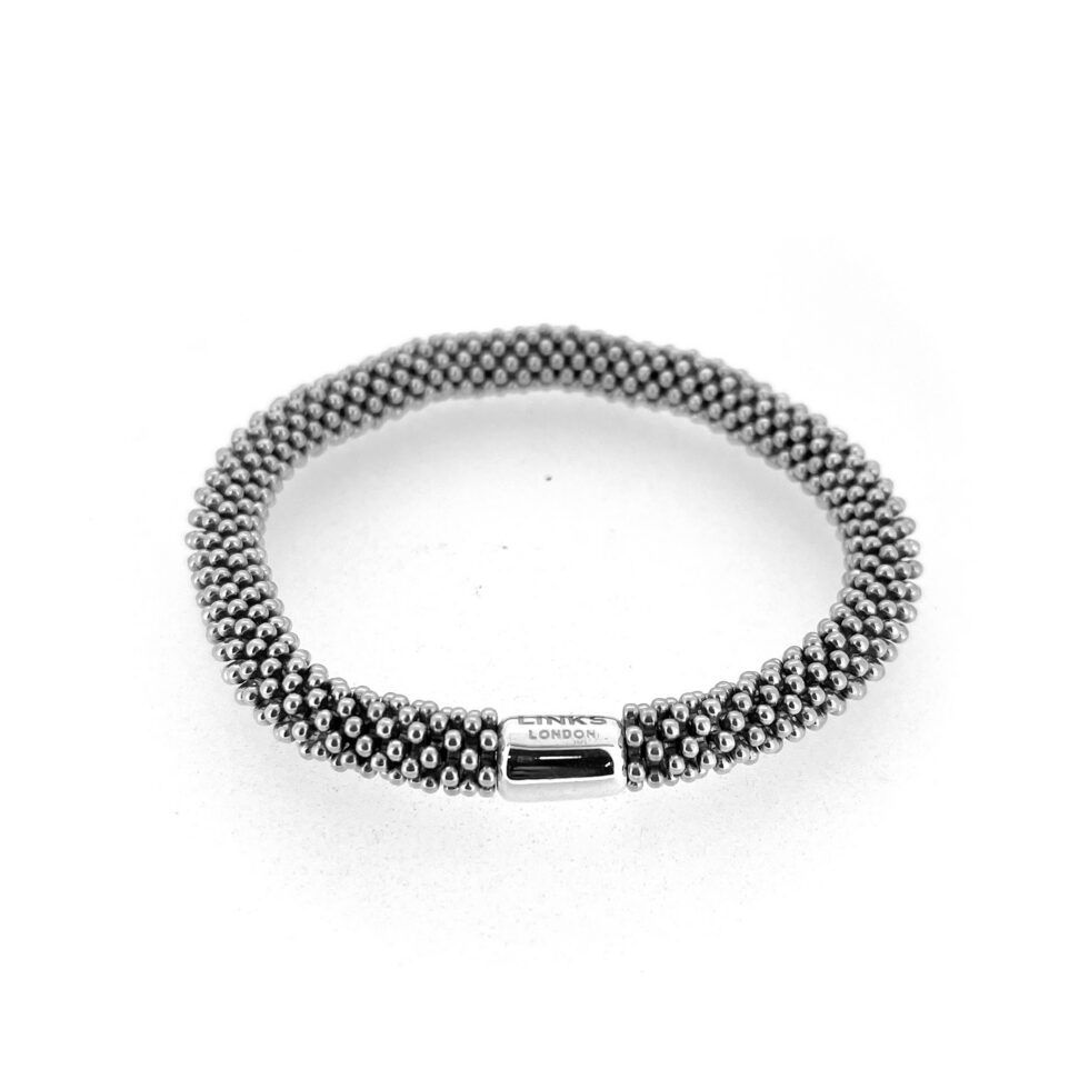 Vintage Links of London Effervescence Star Bracelet sterling silver 17cm