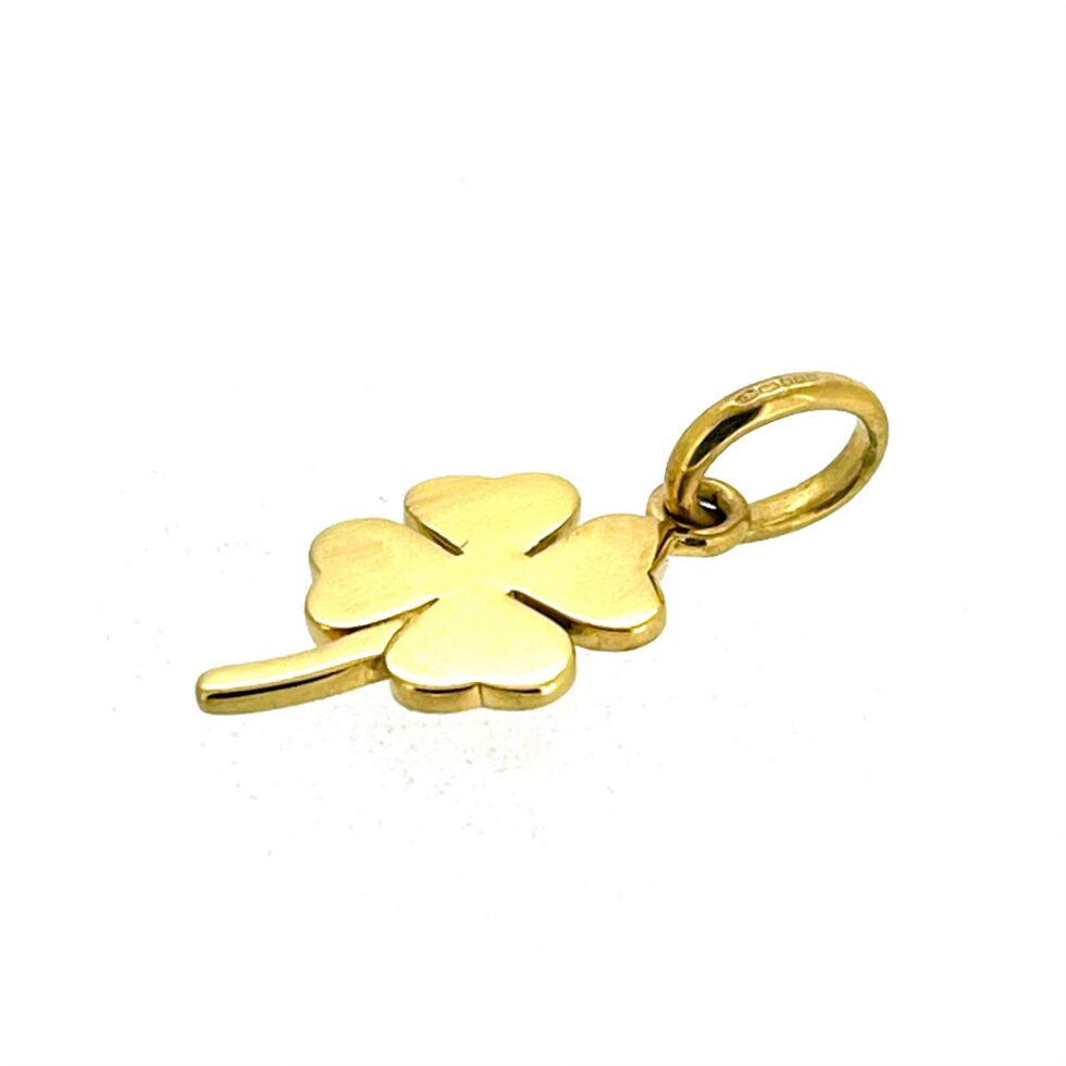 Vintage Links of London lucky clover charm front view