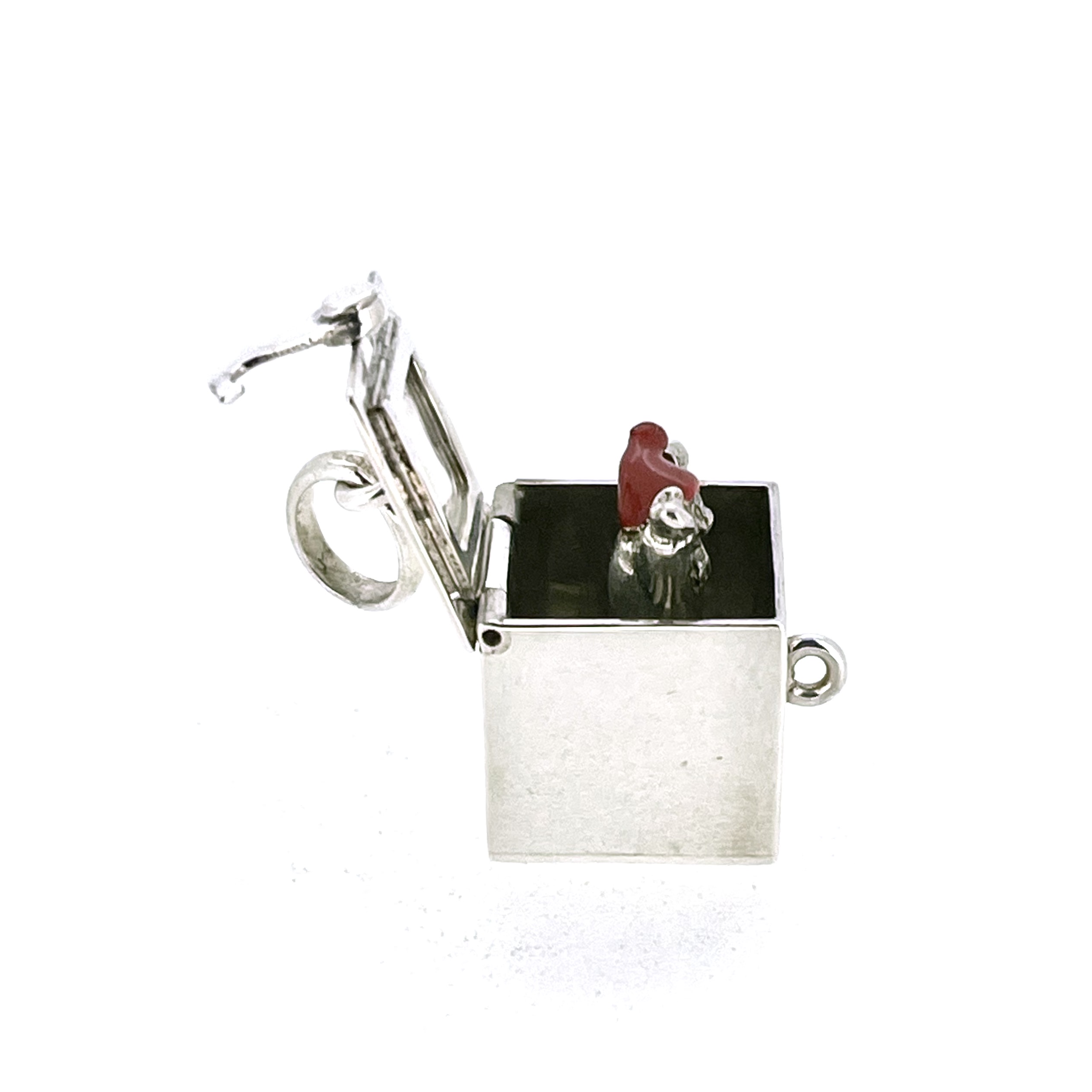 Links of London novelty charm with hinged lid