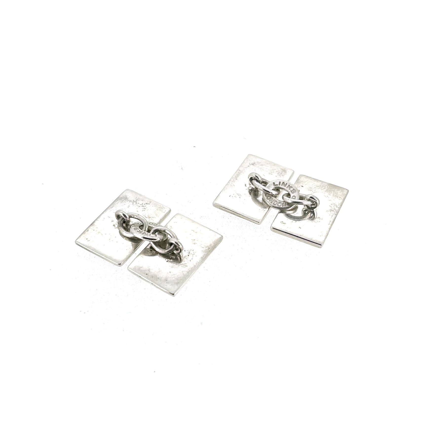 Links of London poker style cufflinks in sterling silver