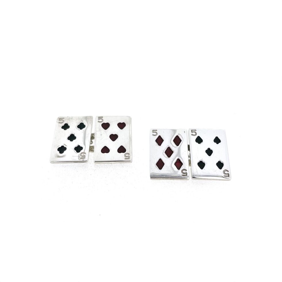 Links London branded central cufflink chain link