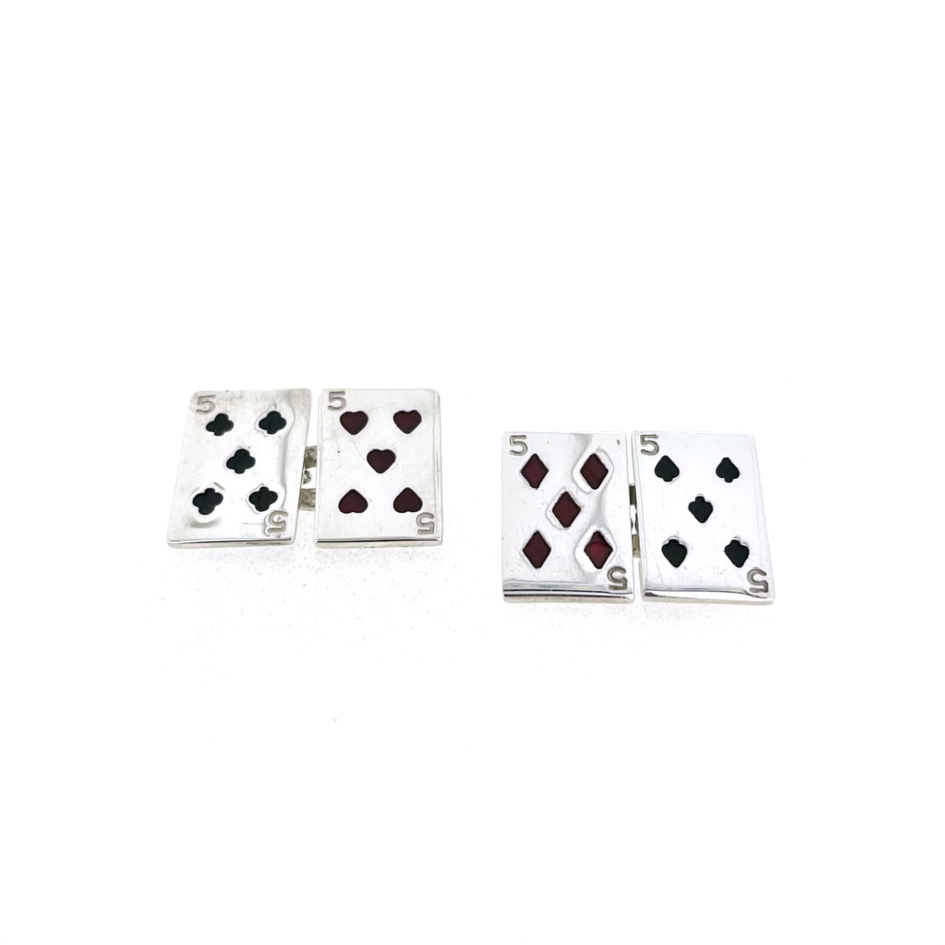 Links London branded central cufflink chain link
