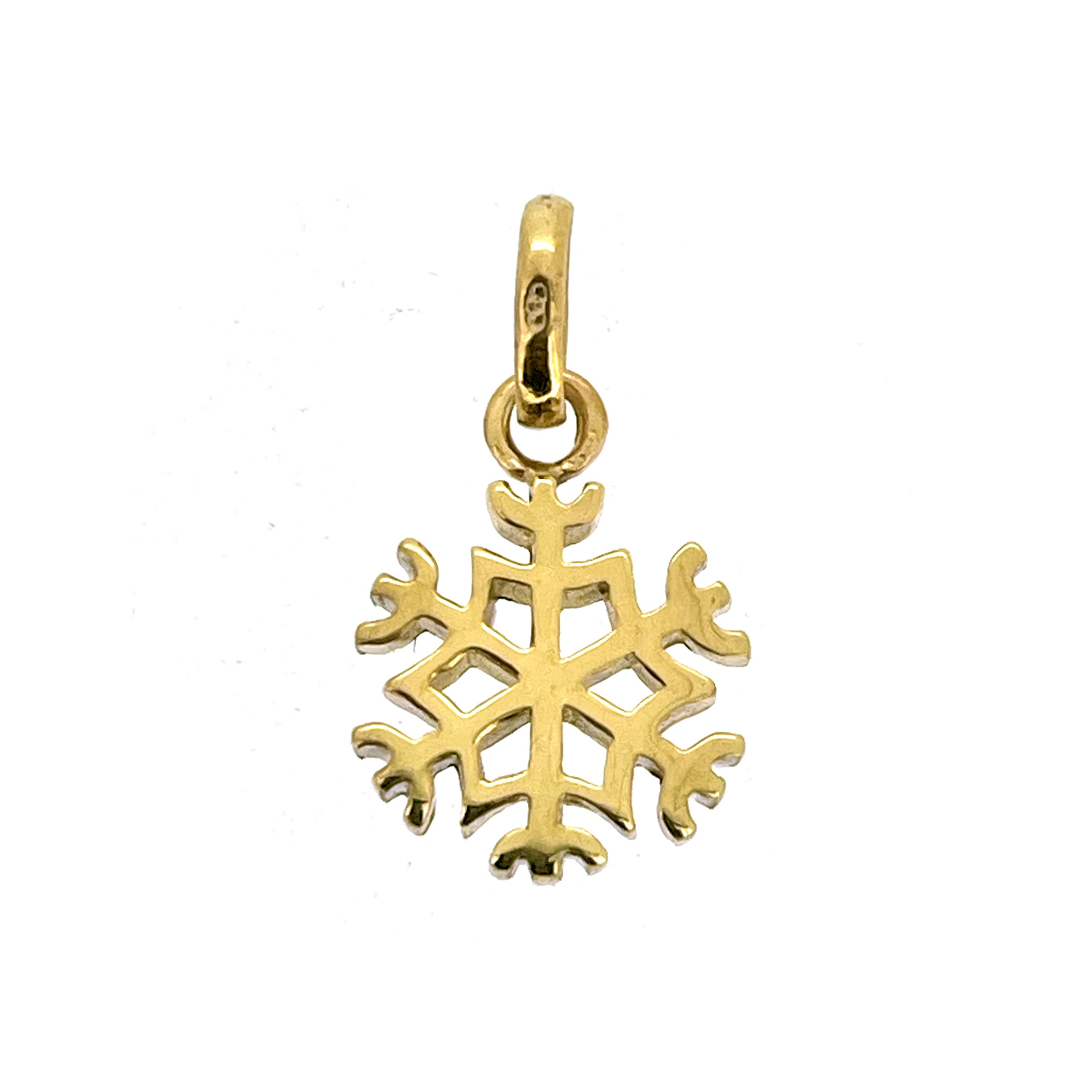 Vintage 2010 Links of London snowflake charm gold plated
