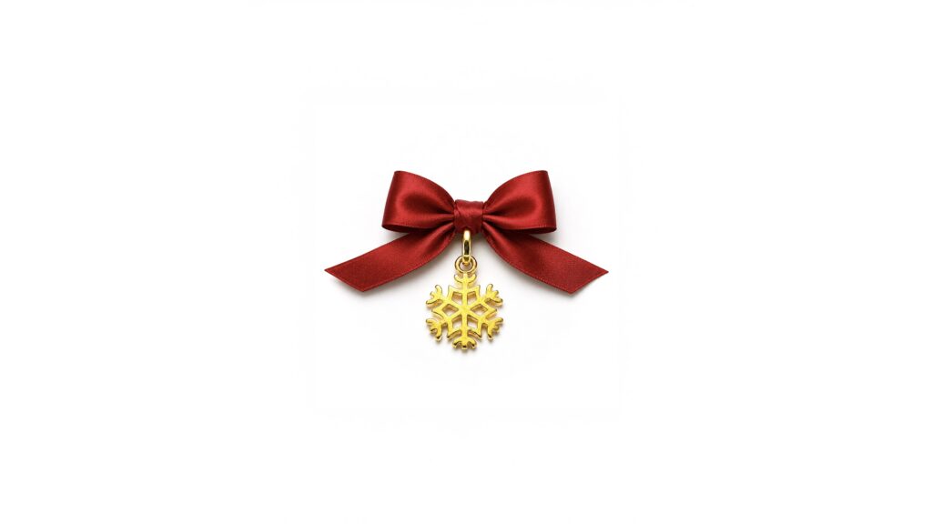 Links of London Snowflake Ribbon Bow
