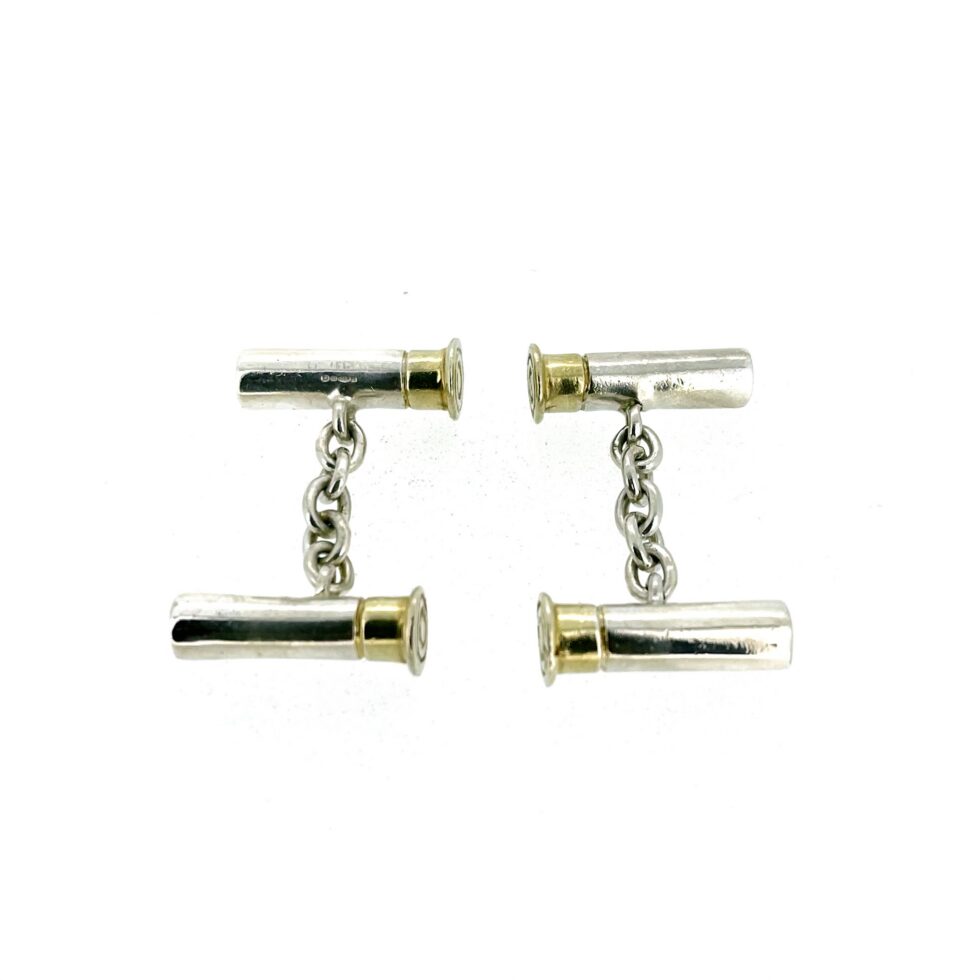 Links of London two tone cartridge cufflinks front view