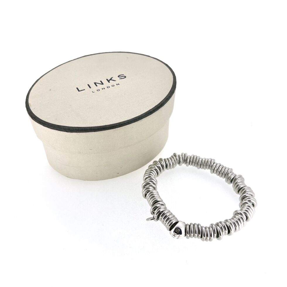 Genuine period Links of London bracelet box with wear