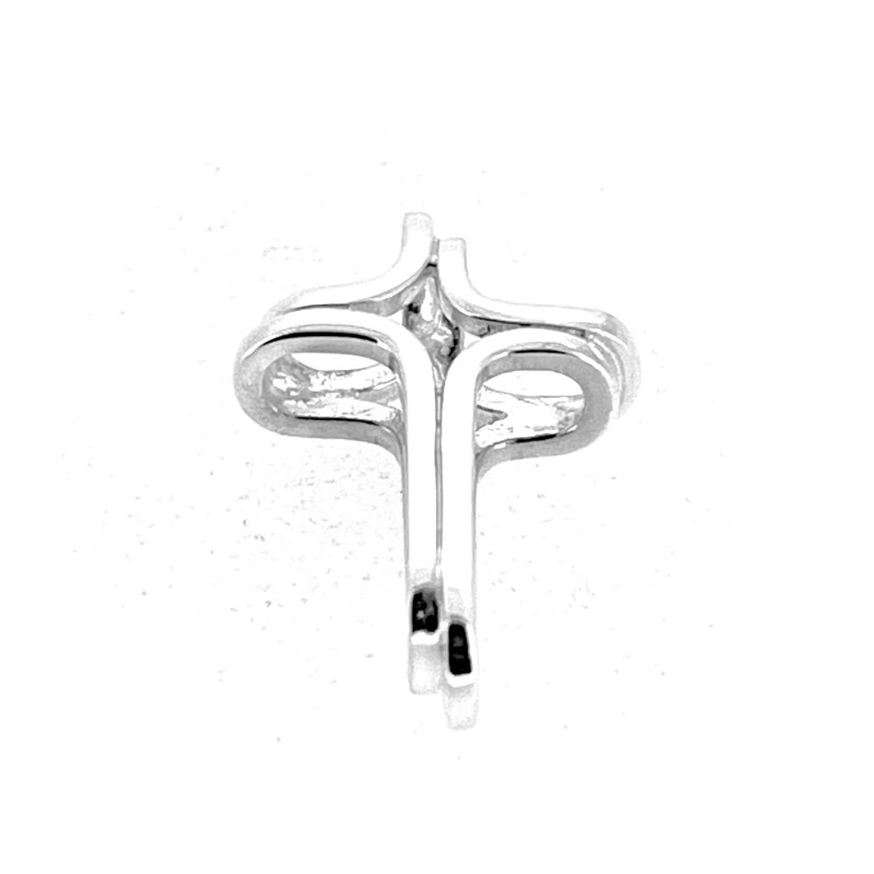 Vintage Links of London Double Cross Pendant sterling silver
