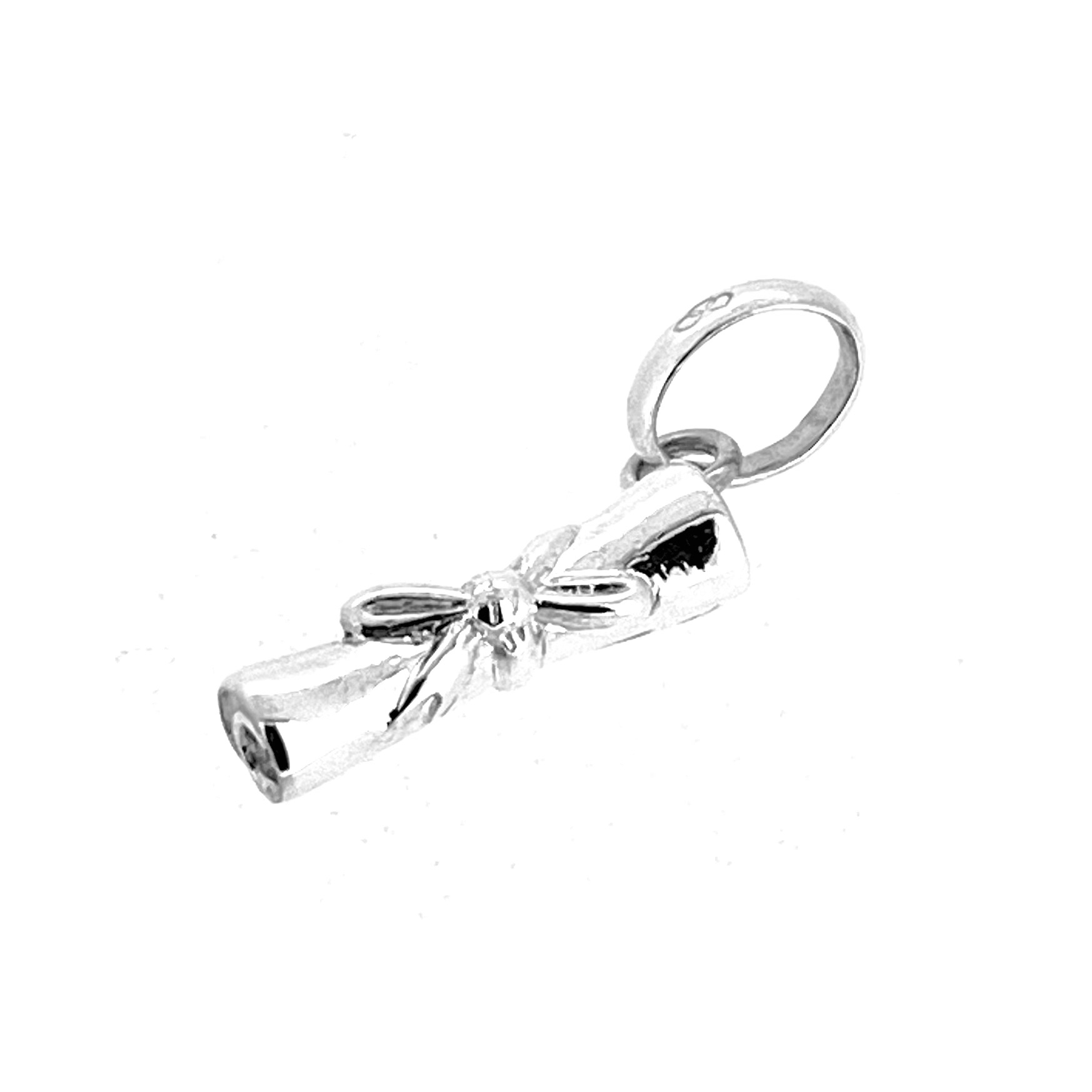 Vintage sterling silver scroll charm by Links of London