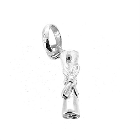 Vintage Links of London Graduation Scroll Charm sterling silver