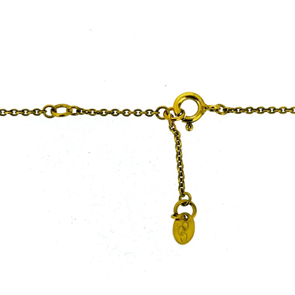 Links of London necklace showing bolt-ring clasp