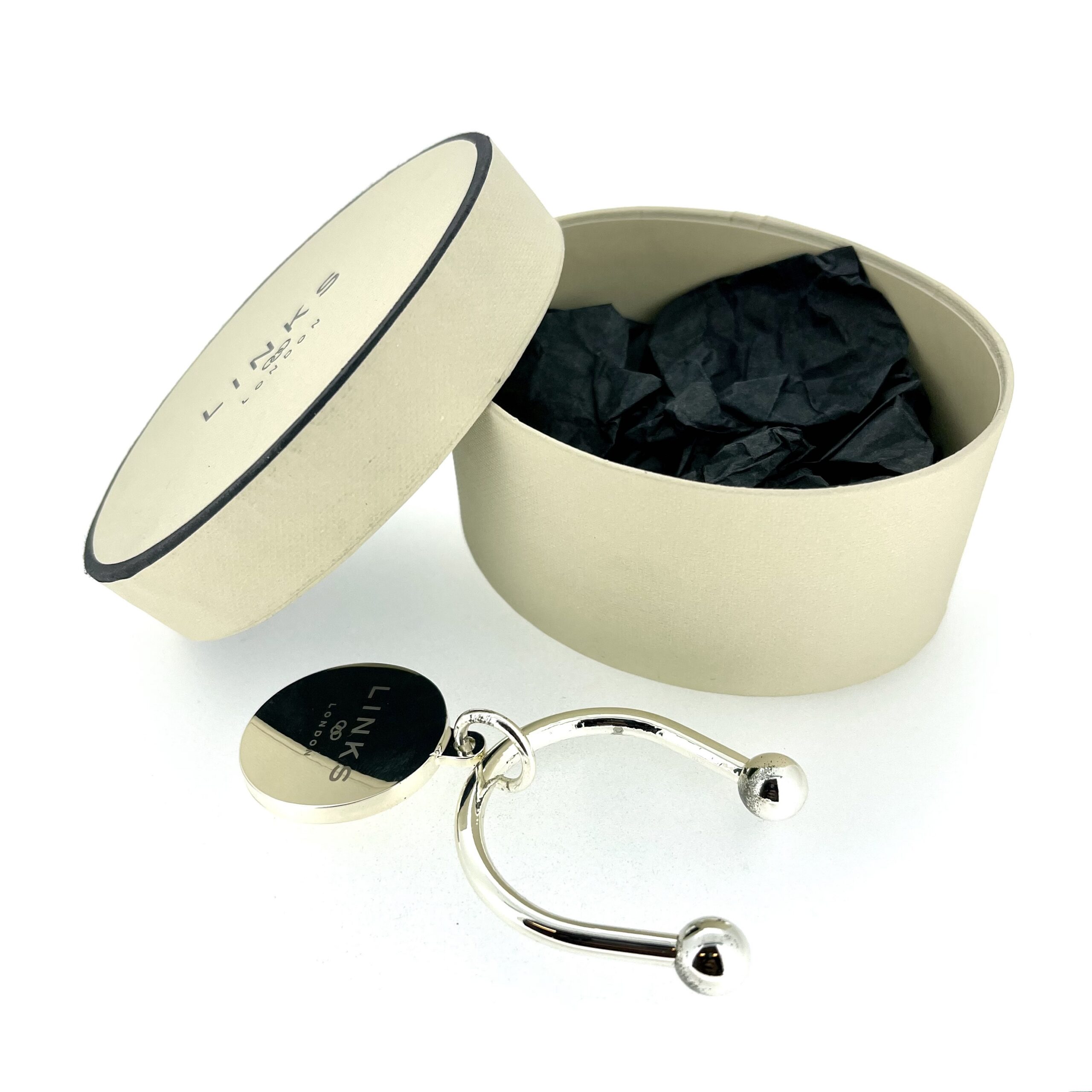 Silver plated luxury keyring by Links of London