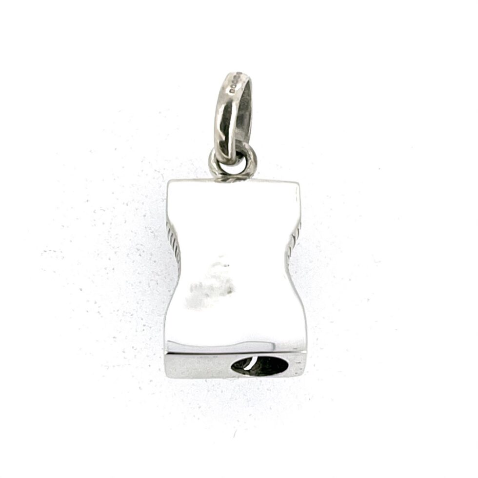 Vintage Links of London object charm with ribbed sides