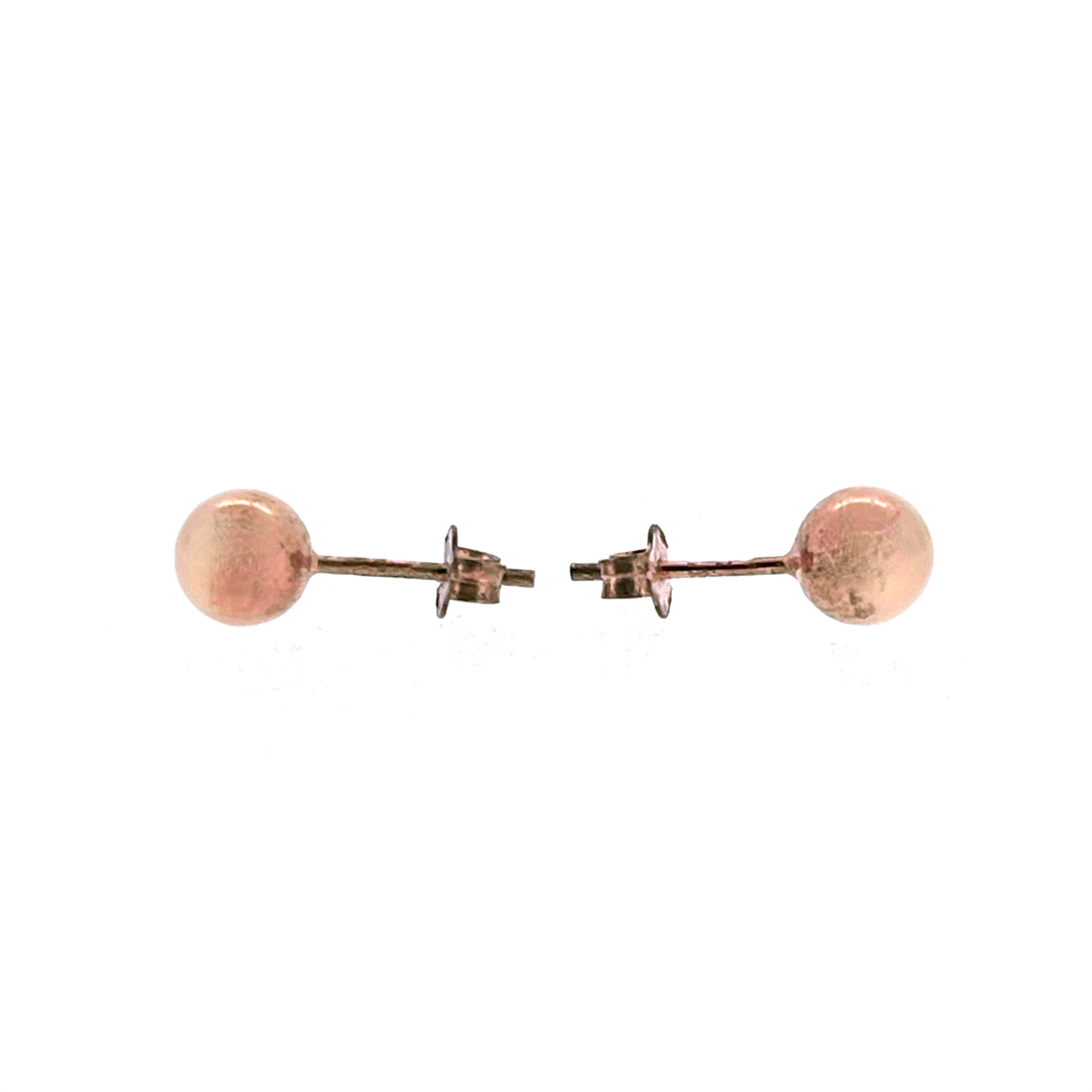 Links of London rose gold plated sterling silver ball studs