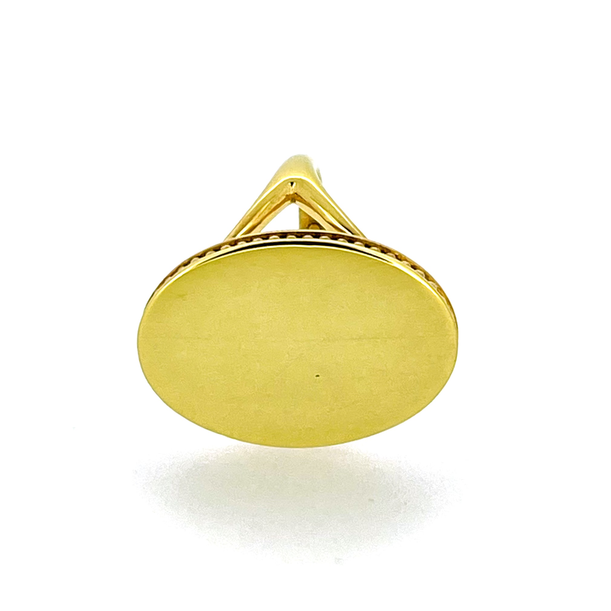 Vintage gold Links of London oval statement ring