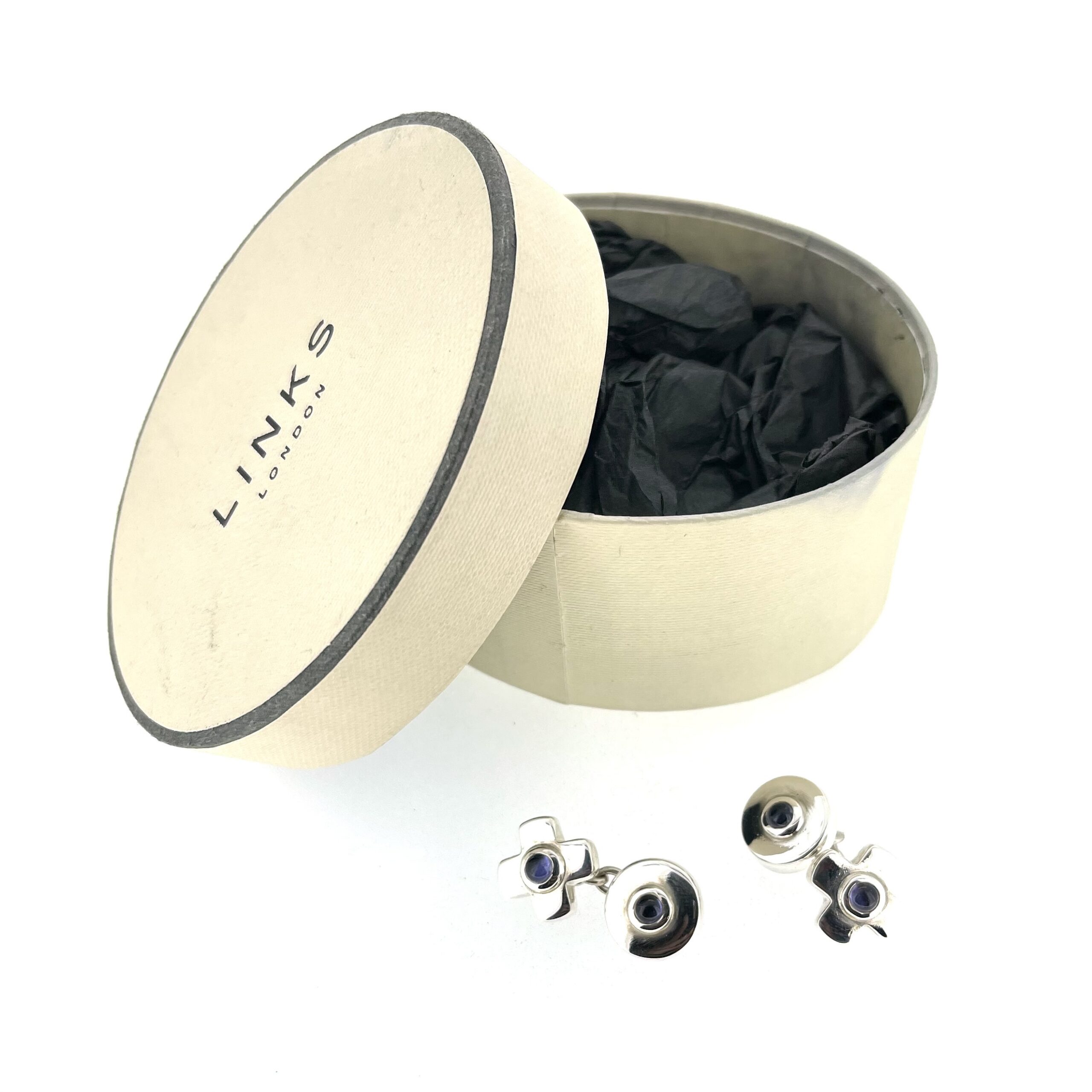 Double-ended Links of London sterling silver chain cufflinks