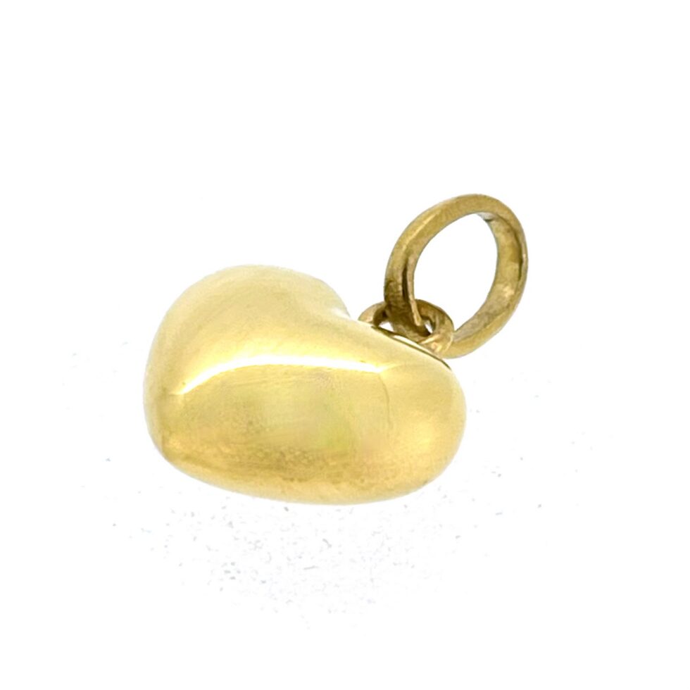 Links of London oval charm bail on gold plated Puffed Heart