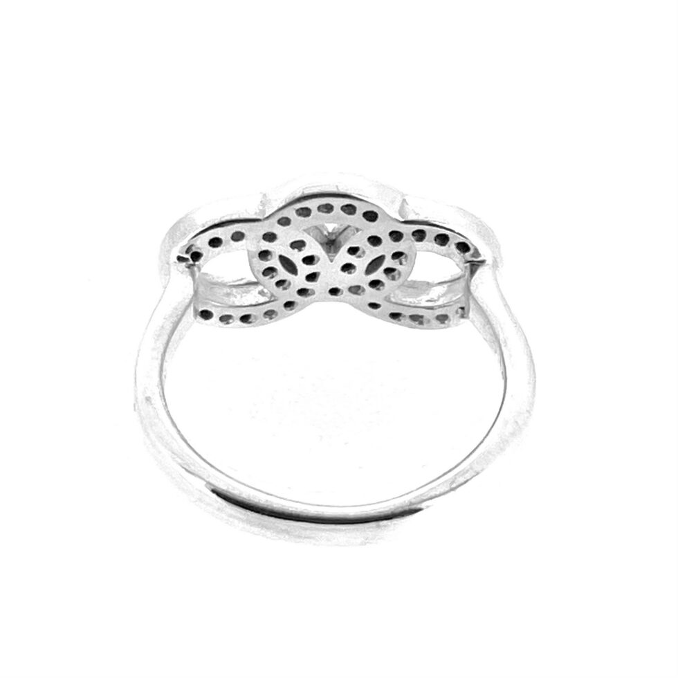 Vintage Links of London sterling silver gemstone ring