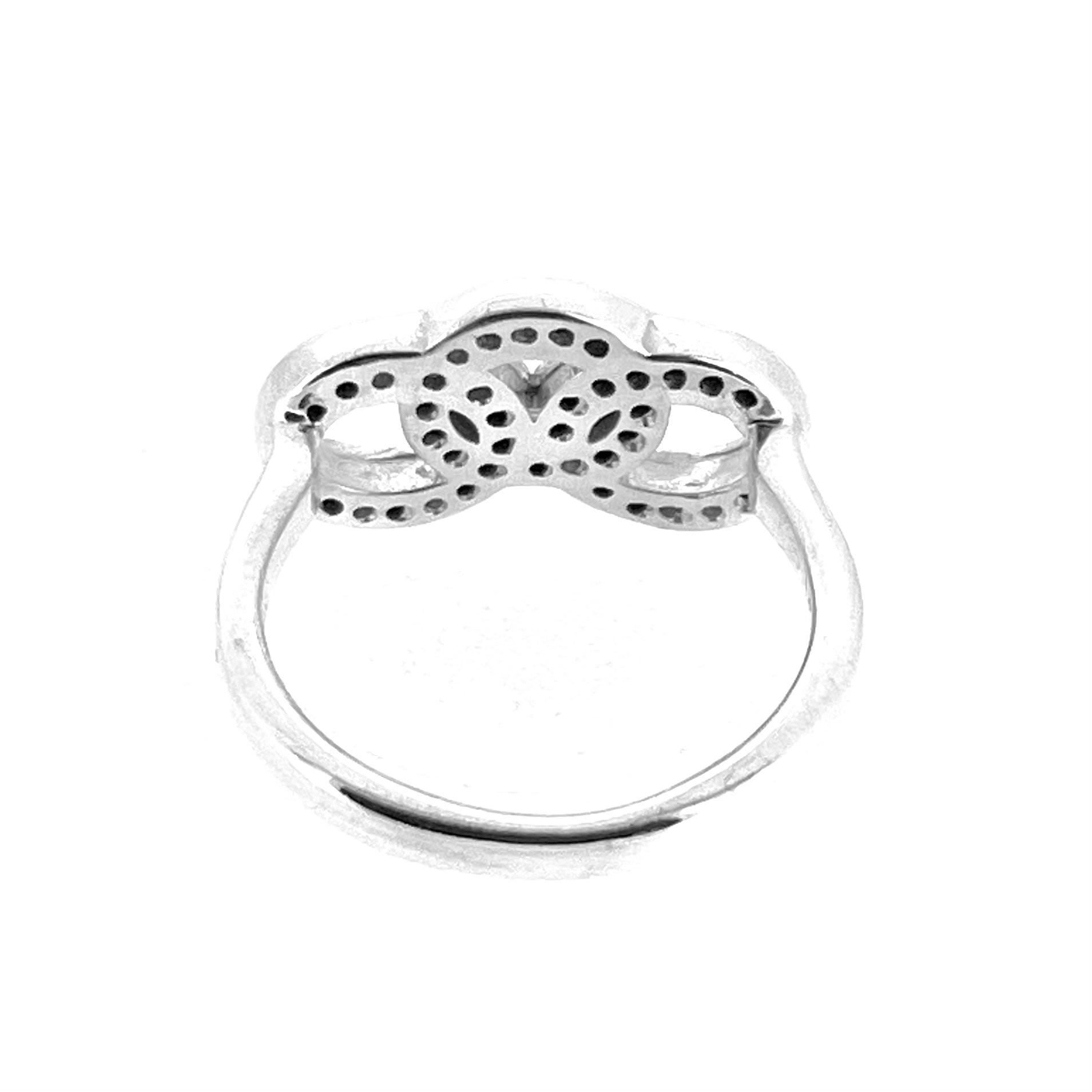 Vintage Links of London sterling silver gemstone ring